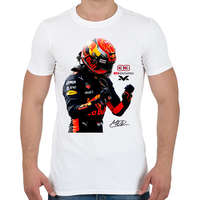 printfashion Max Verstappen new - Férfi póló - Fehér
