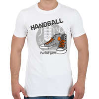 printfashion handball cipő - Férfi póló - Fehér