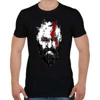 printfashion Kratos - God of War - Férfi póló - Fekete