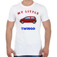 printfashion MY LITTLE TWINGO - Férfi póló - Fehér