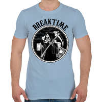 printfashion Szünet - Férfi póló - Világoskék