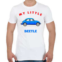 printfashion MY LITTLE BEETLE - Férfi póló - Fehér