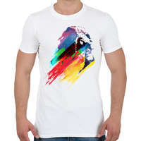 printfashion Our hero lion - Férfi póló - Fehér