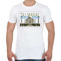 printfashion Taj Mahal - Férfi póló - Fehér