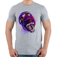 printfashion Vad zenék - Férfi póló - Sport szürke