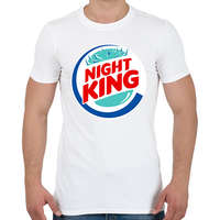 printfashion Nigh King - Férfi póló - Fehér