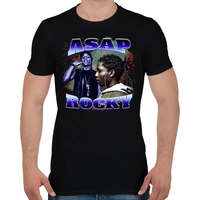 printfashion Asap Rocky - Férfi póló - Fekete