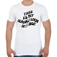 printfashion This is my hangover hoodie - Férfi póló - Fehér