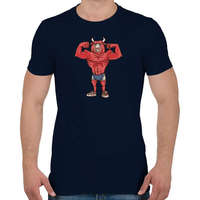 printfashion Modern Minotaurusz - Férfi póló - Sötétkék