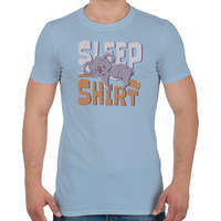 printfashion Koala - alvós póló - Férfi póló - Világoskék