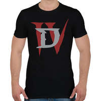 printfashion D IV - Férfi póló - Fekete