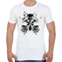 printfashion Rorschach - Férfi póló - Fehér