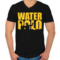 printfashion Water polo - Vízilabda - Férfi V-nyakú póló - Fekete