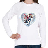 printfashion Boldog szerelem télen - Női pulóver - Fehér