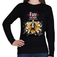 printfashion Fate stay night character - Női pulóver - Fekete