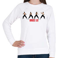 printfashion Bruce Lee - Női pulóver - Fehér