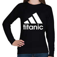 printfashion Titanic 2 - Női pulóver - Fekete