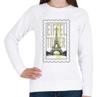 printfashion Eiffel Tower - Női pulóver - Fehér