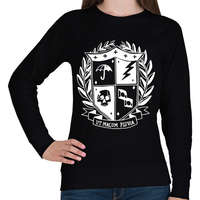 printfashion Umbrella academy shield invert - Női pulóver - Fekete