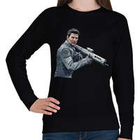 printfashion Tom Cruise - Női pulóver - Fekete
