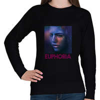printfashion Euphoria - Női pulóver - Fekete