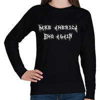 printfashion Make America Emo Again - Női pulóver - Fekete