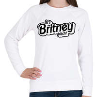 printfashion It's Britney bitch! Britney Spears - Női pulóver - Fehér