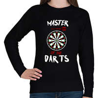 printfashion Master of the dart - Női pulóver - Fekete