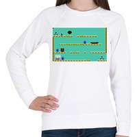 printfashion Impossible Mission - Női pulóver - Fehér