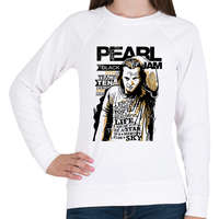 printfashion Pearl Jam - Női pulóver - Fehér
