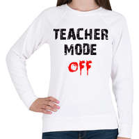 printfashion TANÁR MÓD KI - Női pulóver - Fehér