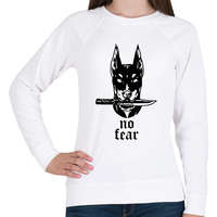 printfashion No fear - Női pulóver - Fehér