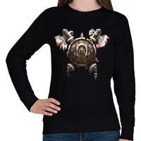 printfashion Ork címer - Női pulóver - Fekete