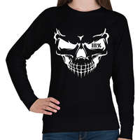 printfashion 111 skull - Női pulóver - Fekete
