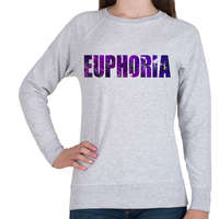 printfashion Euphoria - Női pulóver - Sport szürke