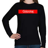 printfashion Gázolaj - Női pulóver - Fekete
