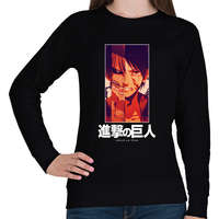 printfashion Singeki no kjodzsin character - Női pulóver - Fekete