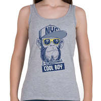 printfashion cool boy gorilla - Női atléta - Sport szürke