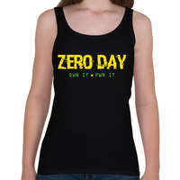 printfashion Zero day - 0day - Női atléta - Fekete