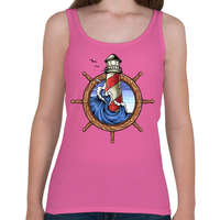 printfashion Világító torony - Női atléta - Rózsaszín