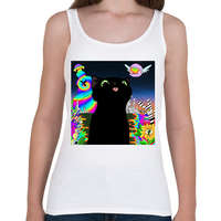 printfashion Catnip for a little cat - Női atléta - Fehér