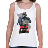 printfashion Gorilla thai box - Női atléta - Fehér