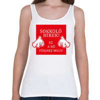 printfashion Sokkoló hírek! - Női atléta - Fehér