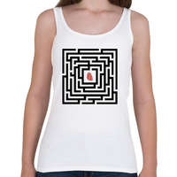 printfashion Find my heart - Női atléta - Fehér