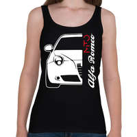 printfashion Alfa Romeo Mito - fehér - Női atléta - Fekete