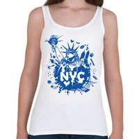 printfashion New York-i rajz - Női atléta - Fehér