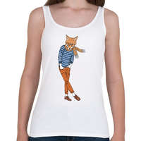 printfashion Fashion Fox - Női atléta - Fehér