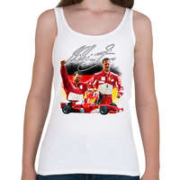 printfashion Michael Schumacher - Női atléta - Fehér