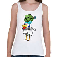 printfashion Minecraft bébi jockey - Női atléta - Fehér