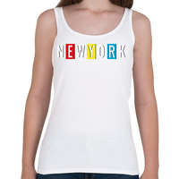 printfashion New York - Női atléta - Fehér